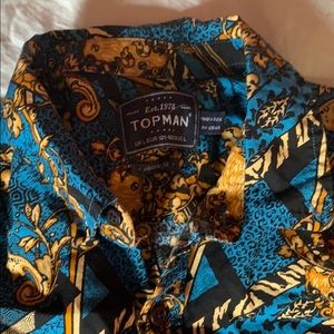 Topman Classic fit Printed Longsleeve Shirt